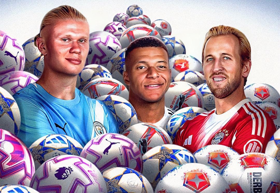 凯恩：18场25球，这进球效率，可以去争一争欧洲金靴奖了吧？？？哈兰德：我15