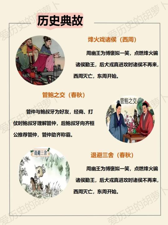先秦时期的二十一个历史典故