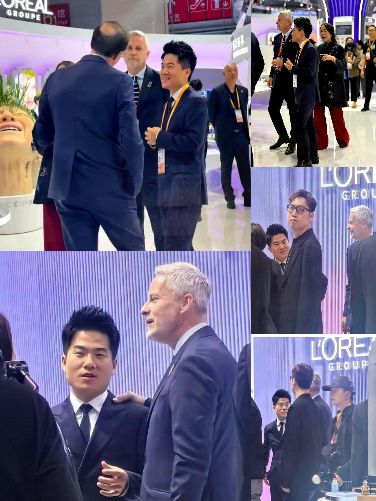 高端局最照人底色！装不了，藏不住。进博会上，宇辉被大佬、人精围着，却松弛