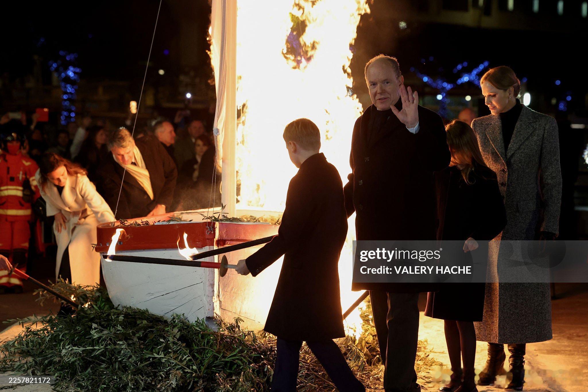 新闻2026.1.26摩纳哥王室成员出席一年一度的圣特沃特节（忠贞节）活动，