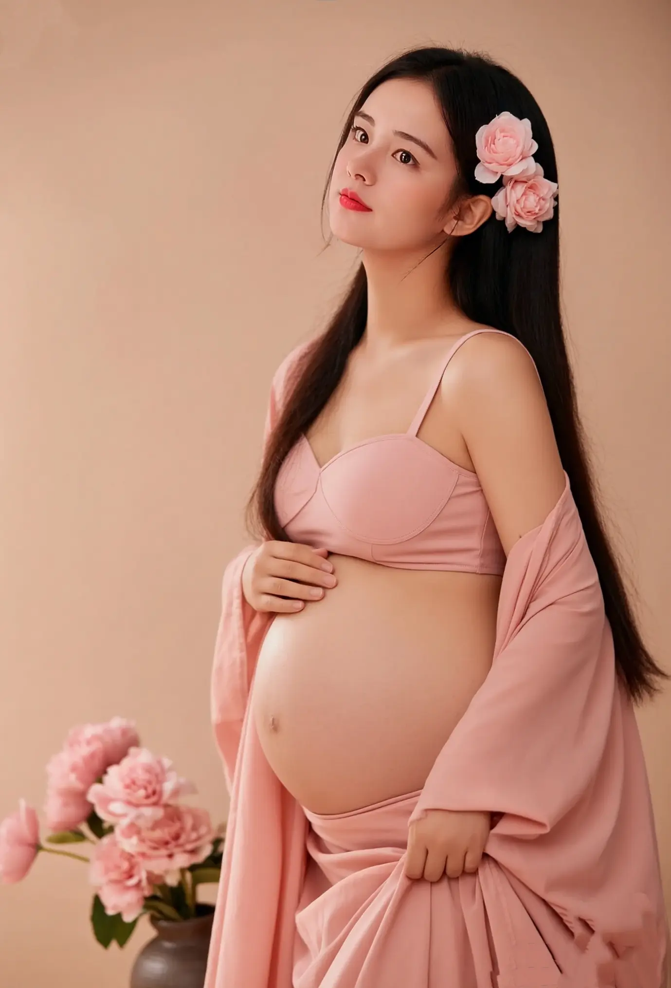 人们都说孕妈妈是最美的,，是漂亮的准妈妈，更是了不起的女人