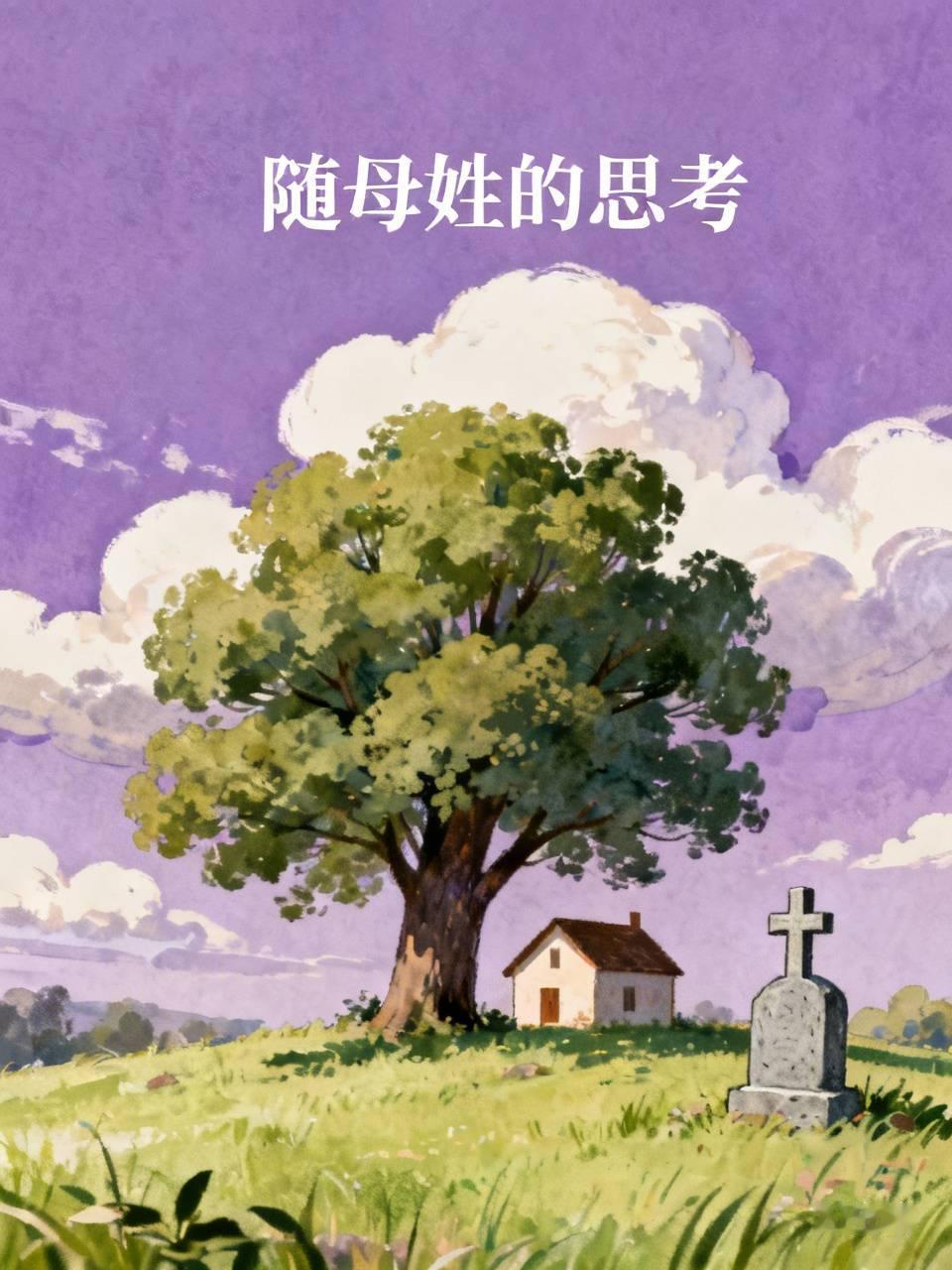 我们村里有个随母姓的男子去世了，想回祖坟安葬却不被允许。男子的母亲又去和姥爷家那