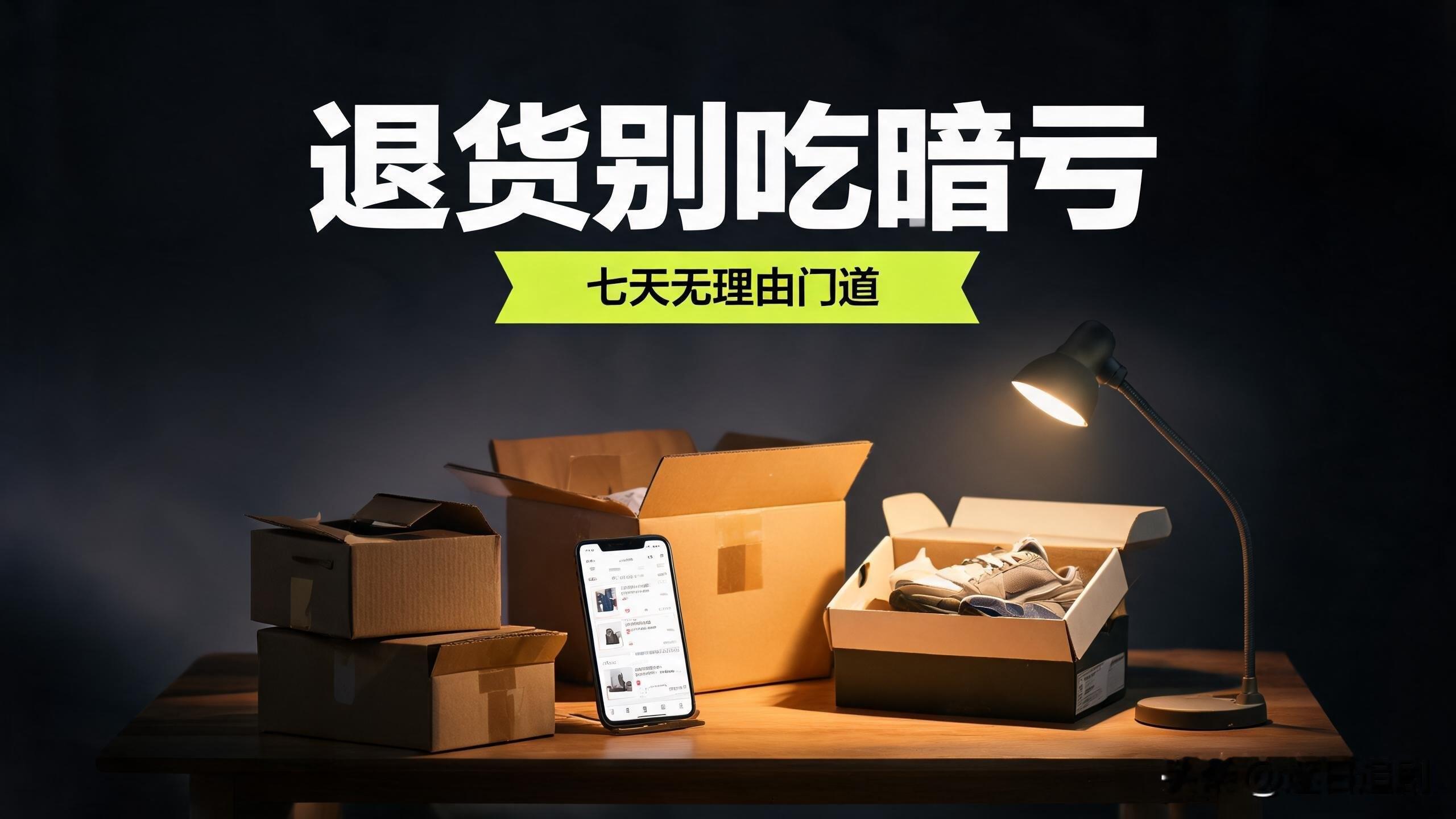网购退货这些钱不该你出！7天无理由退货的门道，搞反了吃暗亏网上买了双鞋，不合脚想退，商家说“拆了包装