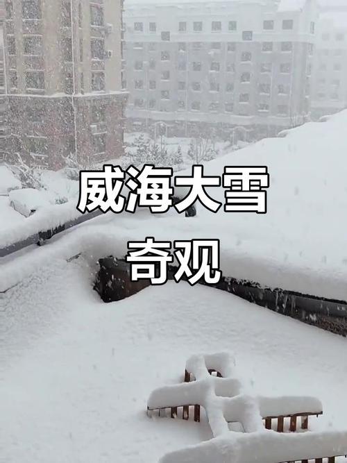 山东威海迎来2026年初“倾盆大瓢雪”，冷流降雪威力拉满，雪粒裹挟冰碴密集砸落，