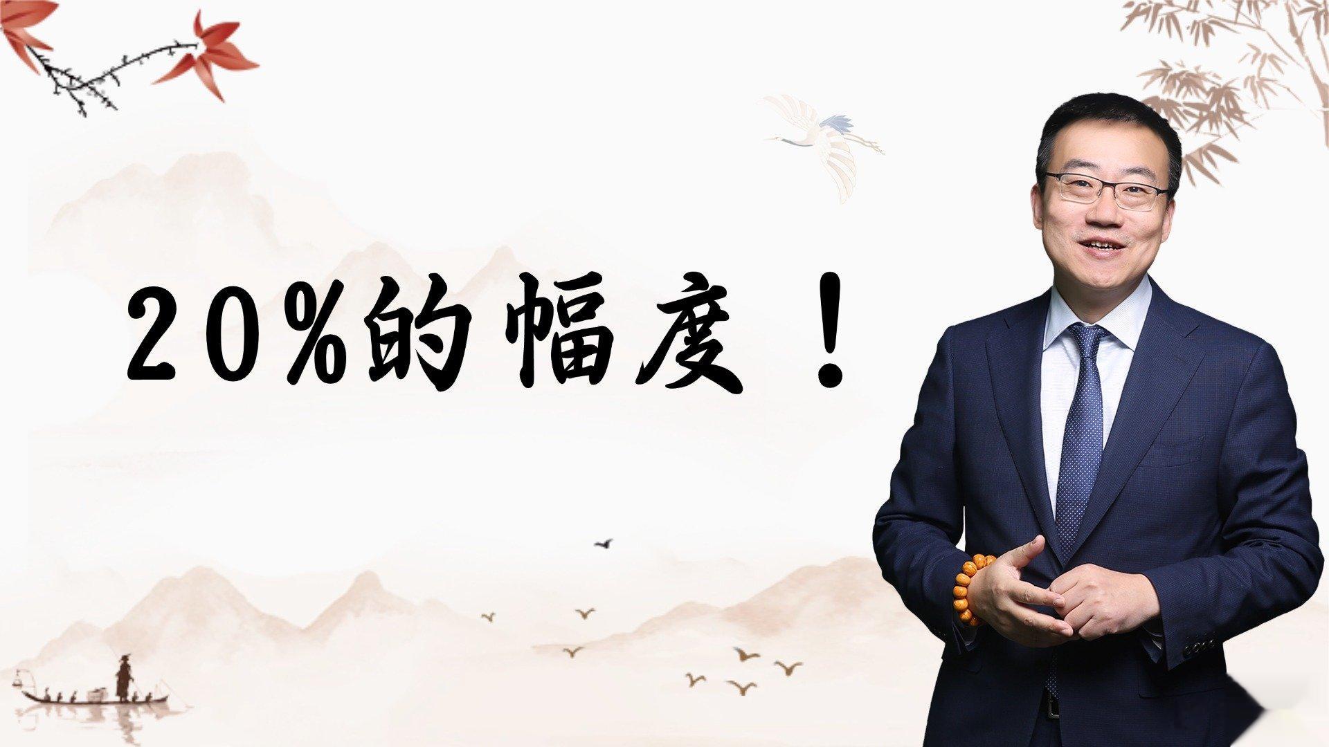 严为民: 20%的幅度! !