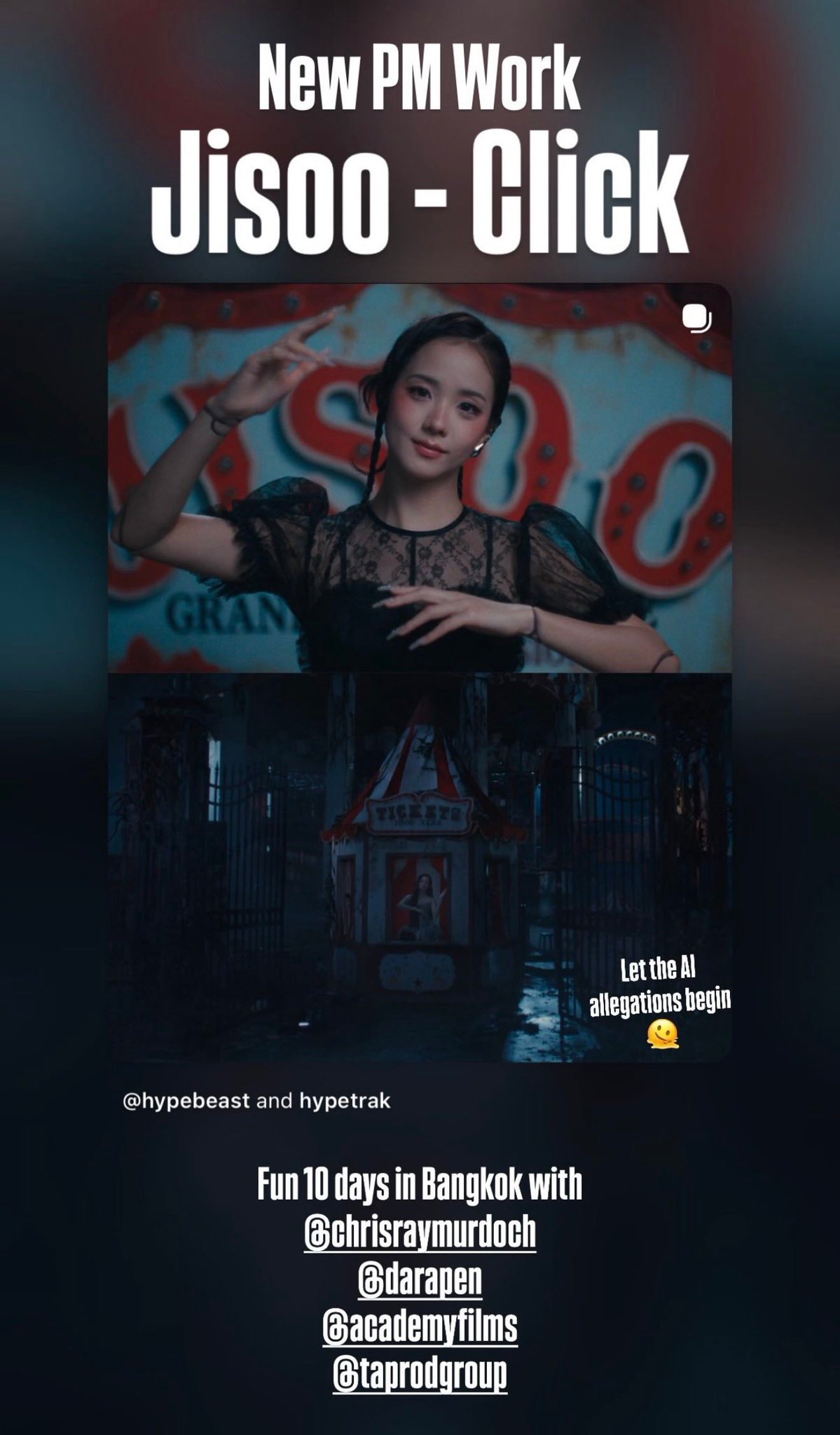 JISOOCLICK在曼谷花了10天拍摄​​​