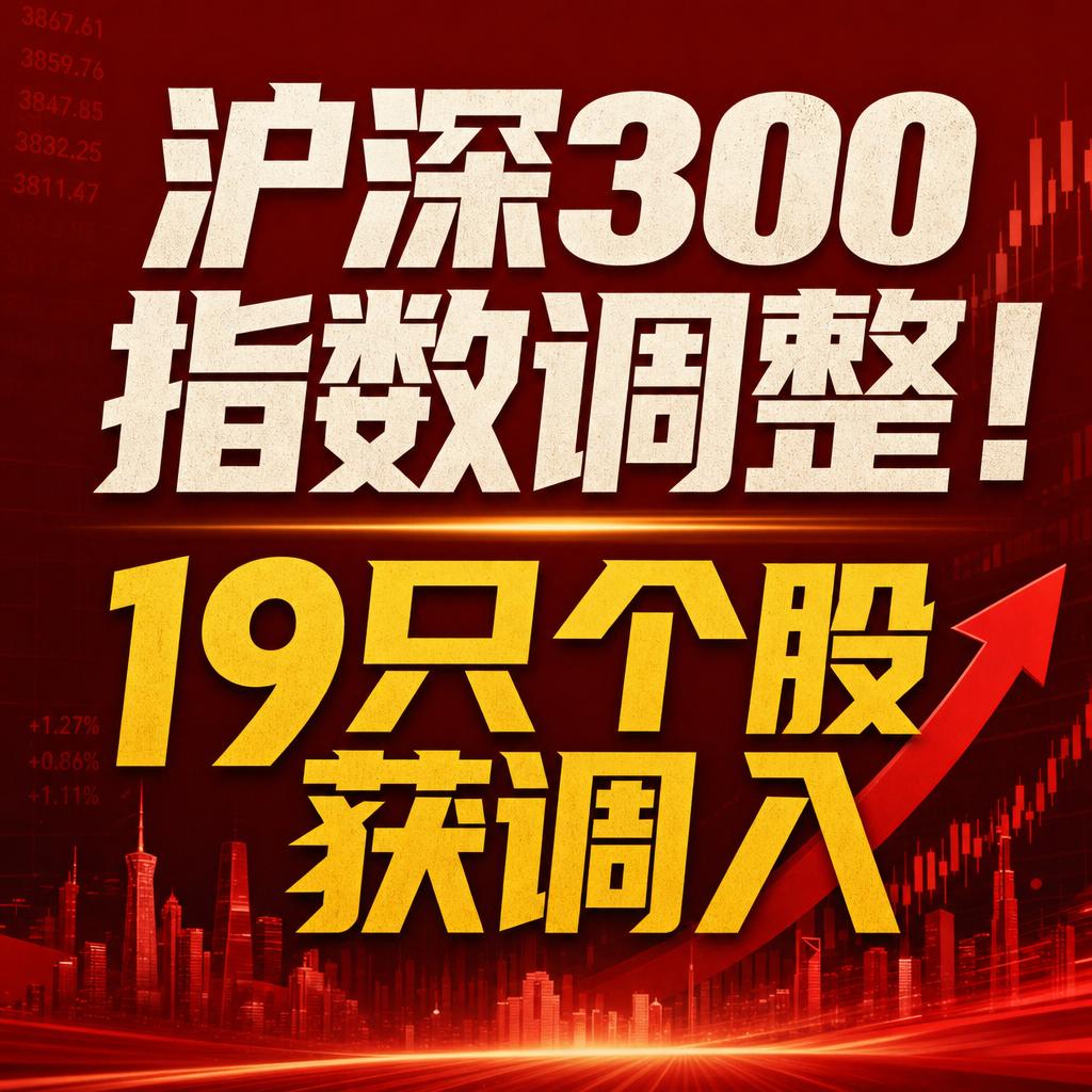 沪深300大换血：硬科技上位产业路线清晰定调沪深300这次大换血，不是简单的