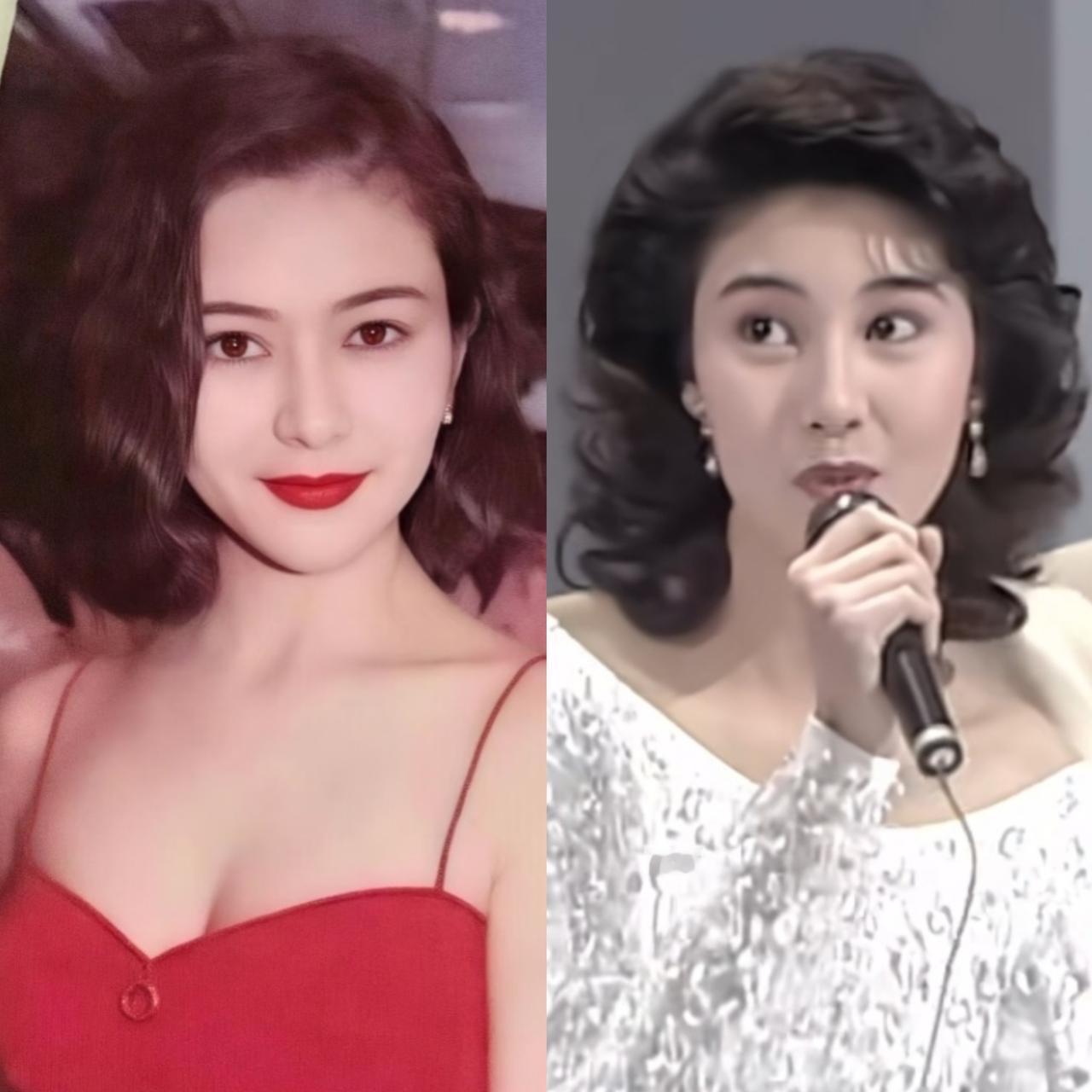 你可以说李嘉欣比关之琳更美，身材更高挑，但论及发型适配度，终究是关之琳更胜一筹。