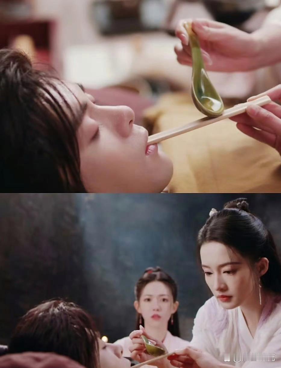 原来电视剧里喂药，不是必须得嘴对嘴呀，居然还可以这样！学习到了​​​