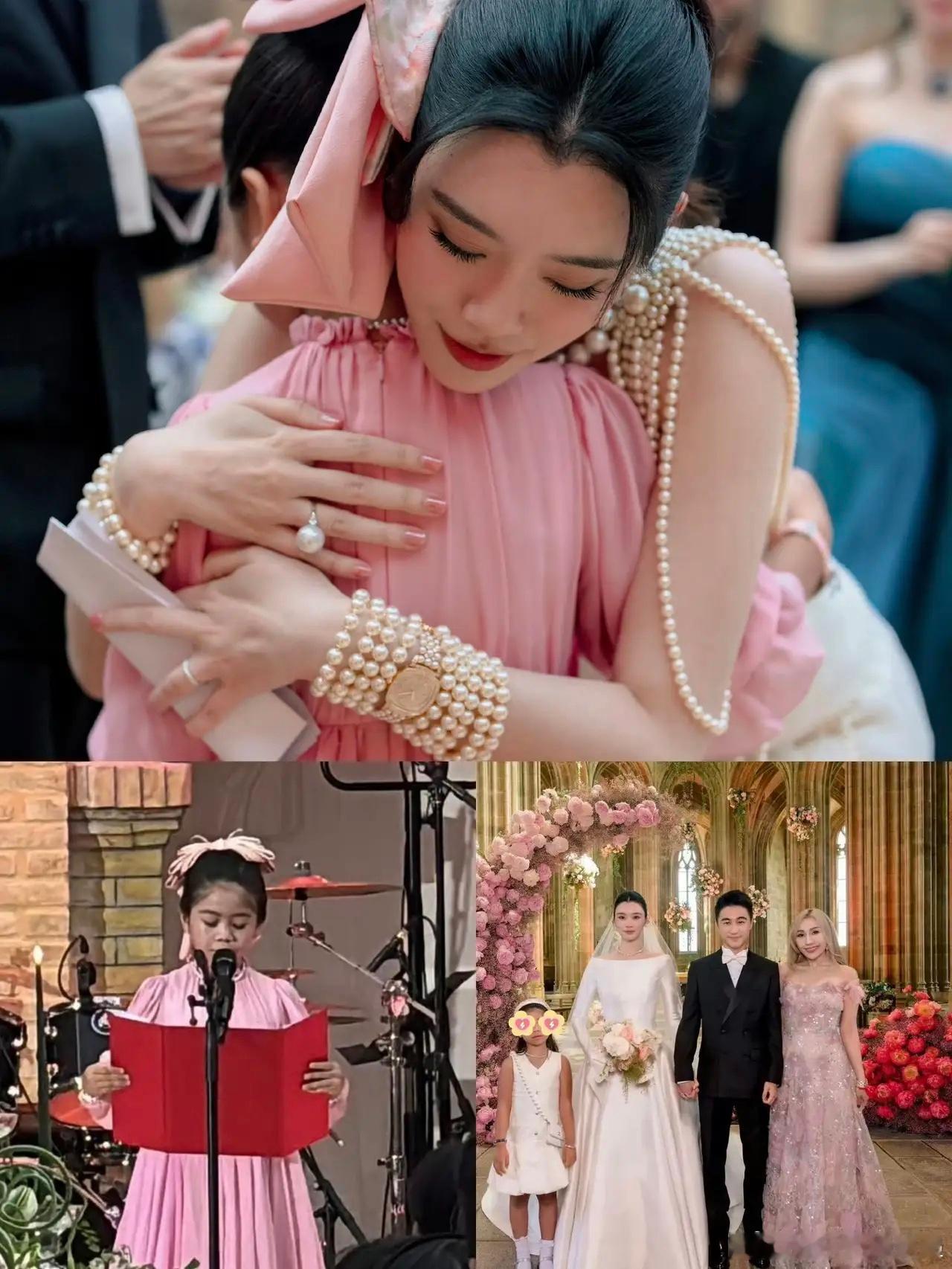 何超盈7岁女儿在奚梦瑶婚礼上一开口，全网都服了！何超盈的女儿荷包蛋最近在奚梦瑶婚