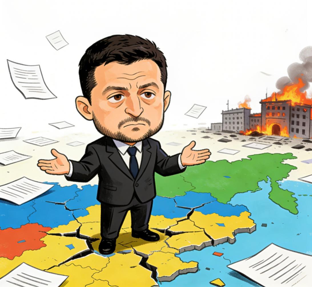 泽连斯基绝对是乌克兰历史上最该被钉在耻辱柱上的罪人！原本安稳的国家，被他一手拖入