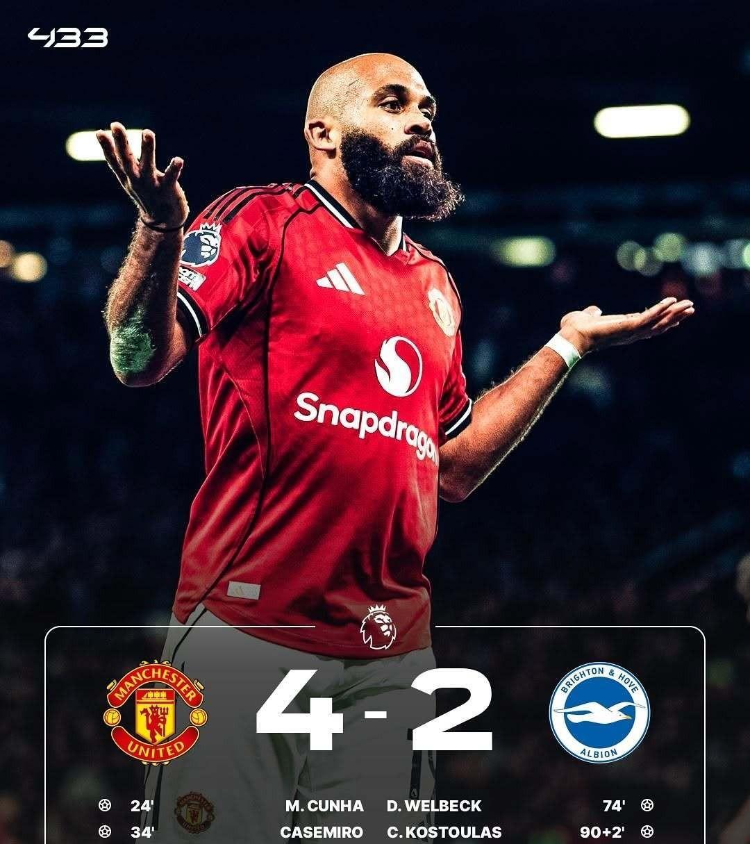 足坛假象:利物浦很强曼联很弱!本赛季卫冕冠军继续以英超5连胜强势开局,欧冠击败马