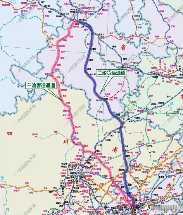 成都重庆在高铁建设方面是典型的“你有，我也得有”的对头。比如当年有西安至成都高
