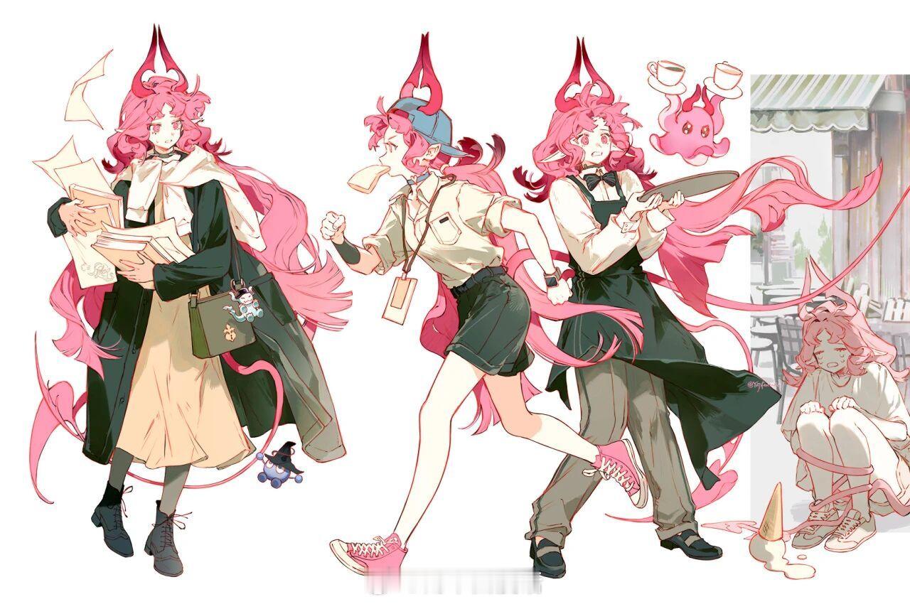 动漫ACG次元大赏我的2025年终总结壁纸画师YUJI绘制的一些明日方舟插画。