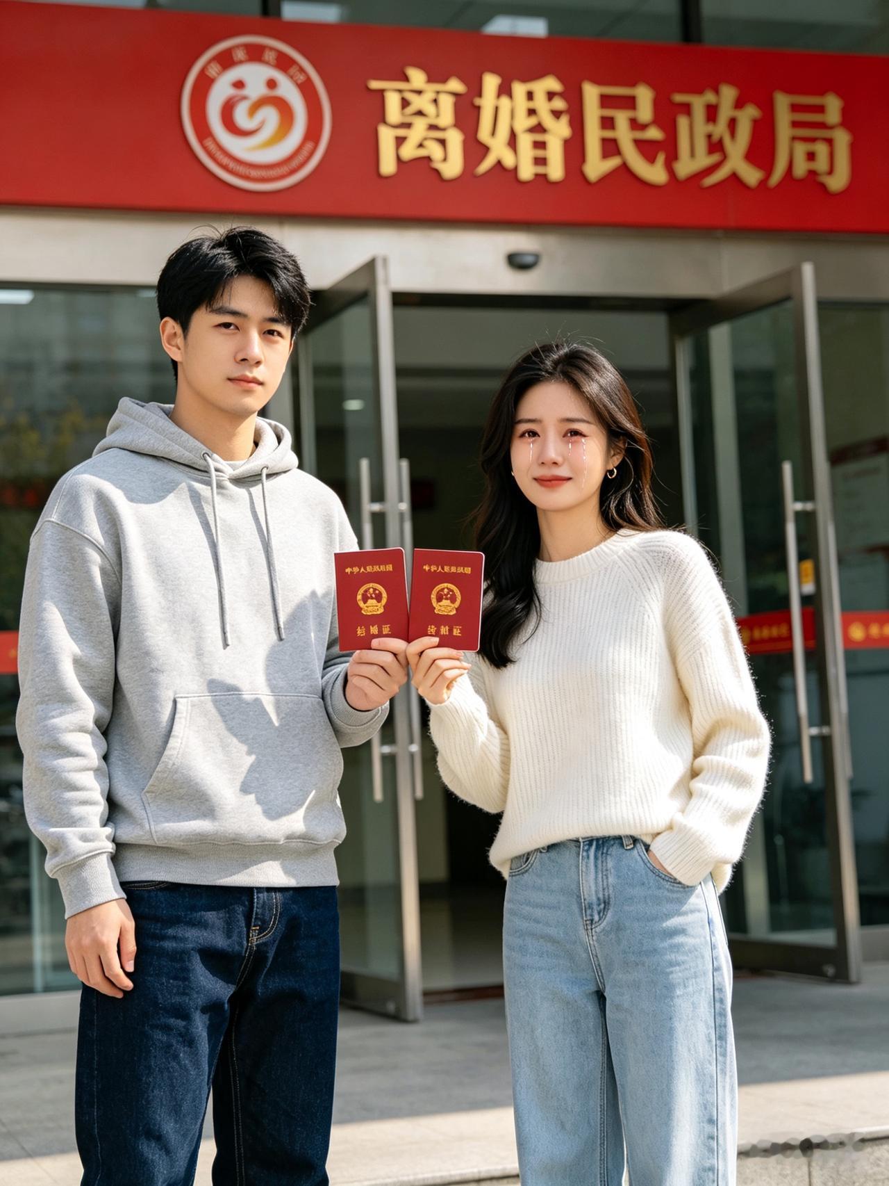 走出调解室时，我把离婚证交给前妻，在她身旁轻声说：“恭喜，你不用再费力当我的妻子