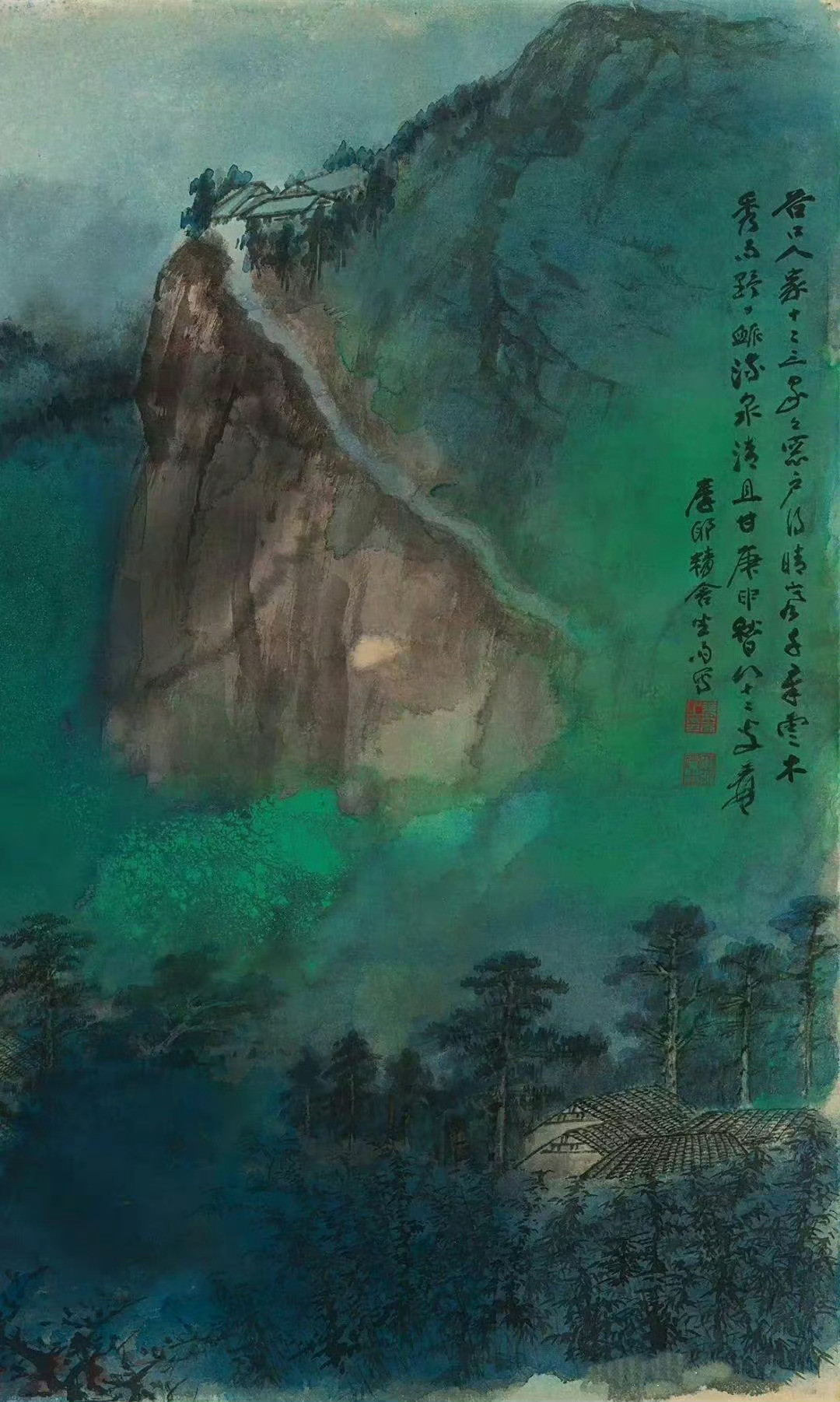 内江国画大师张大千作品赏析4每一幅都价值连城