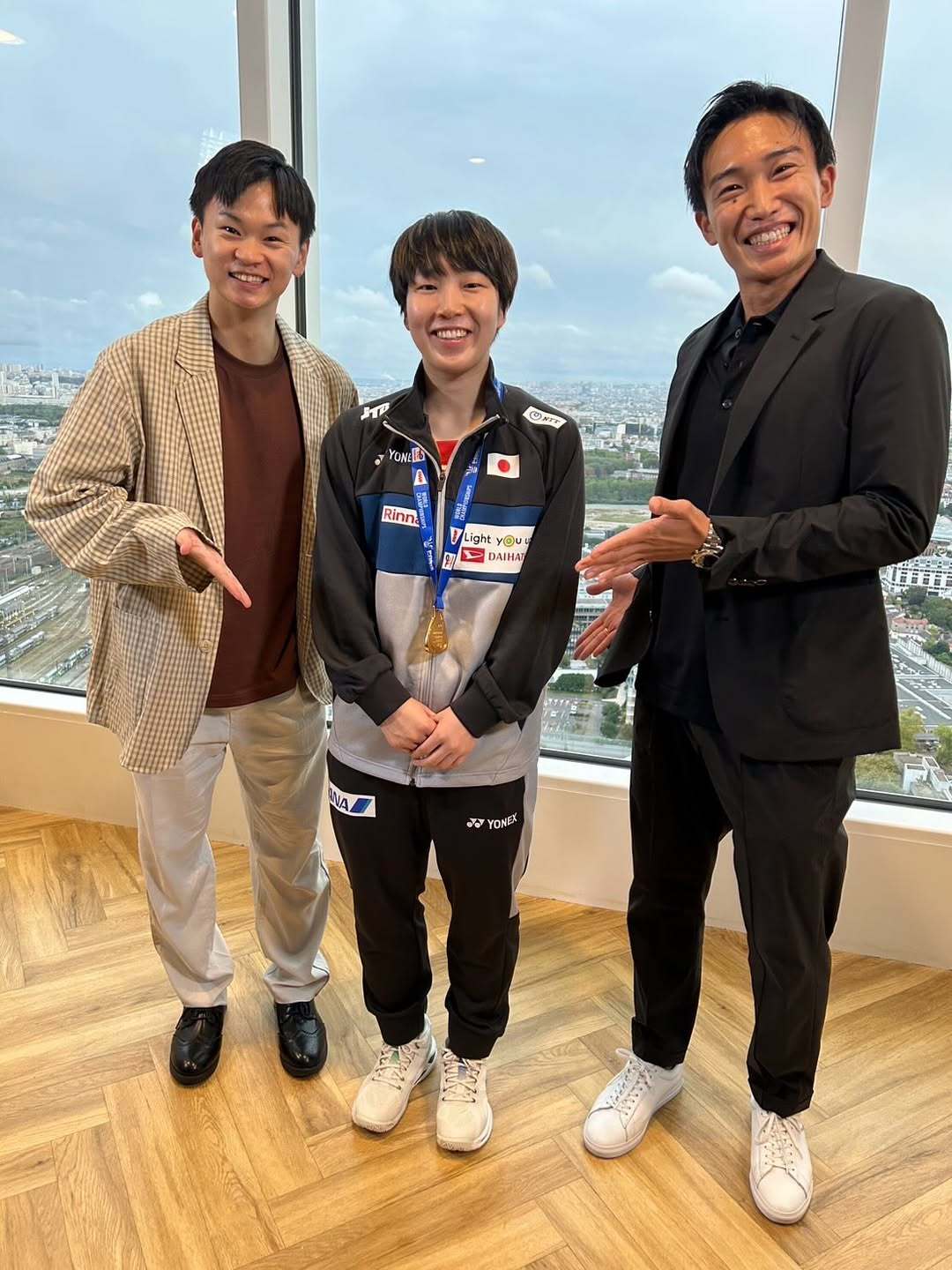 桃田贤斗IG更新：我已经完成世锦赛的解说工作了这真是一次宝贵的经历非常感谢所有