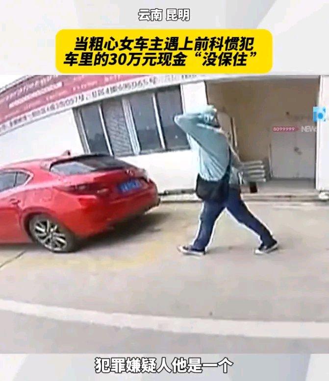这男的操作真让人无语。赵女士车上三十万现金被盗，警方破案那叫一个艰难，报警人连财