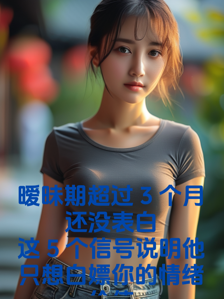 暧昧期超过3个月还没表白？这5个信号说明他只想白嫖你的情绪价值！