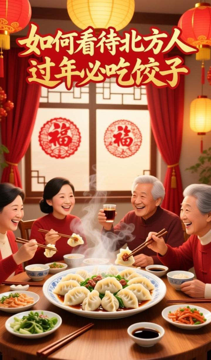 这个问题挺有意思的！北方人过年吃饺子确实是一种深入骨髓的传统。从文化角度看，饺