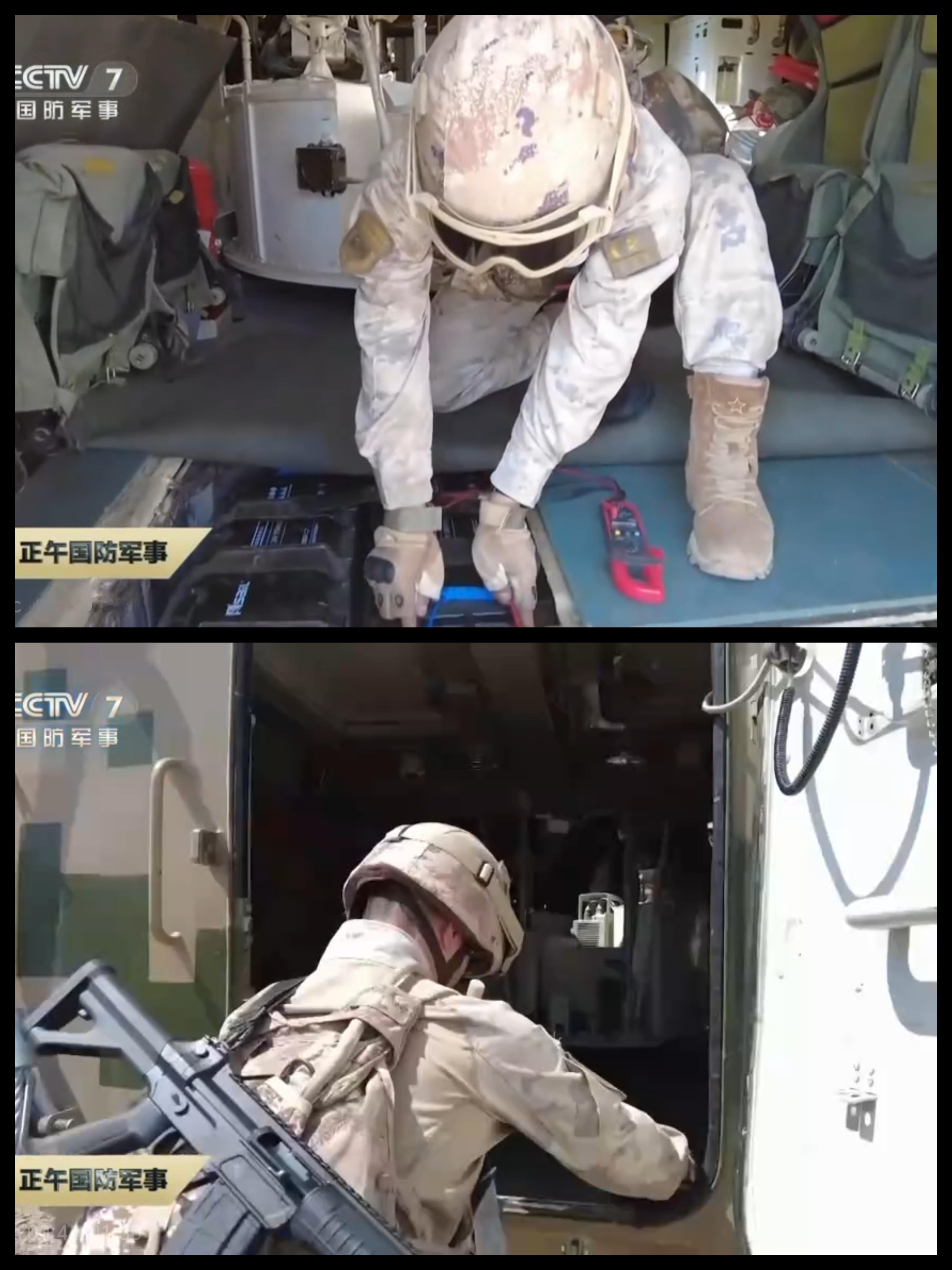 大八轮载员舱地板下是电瓶啊！