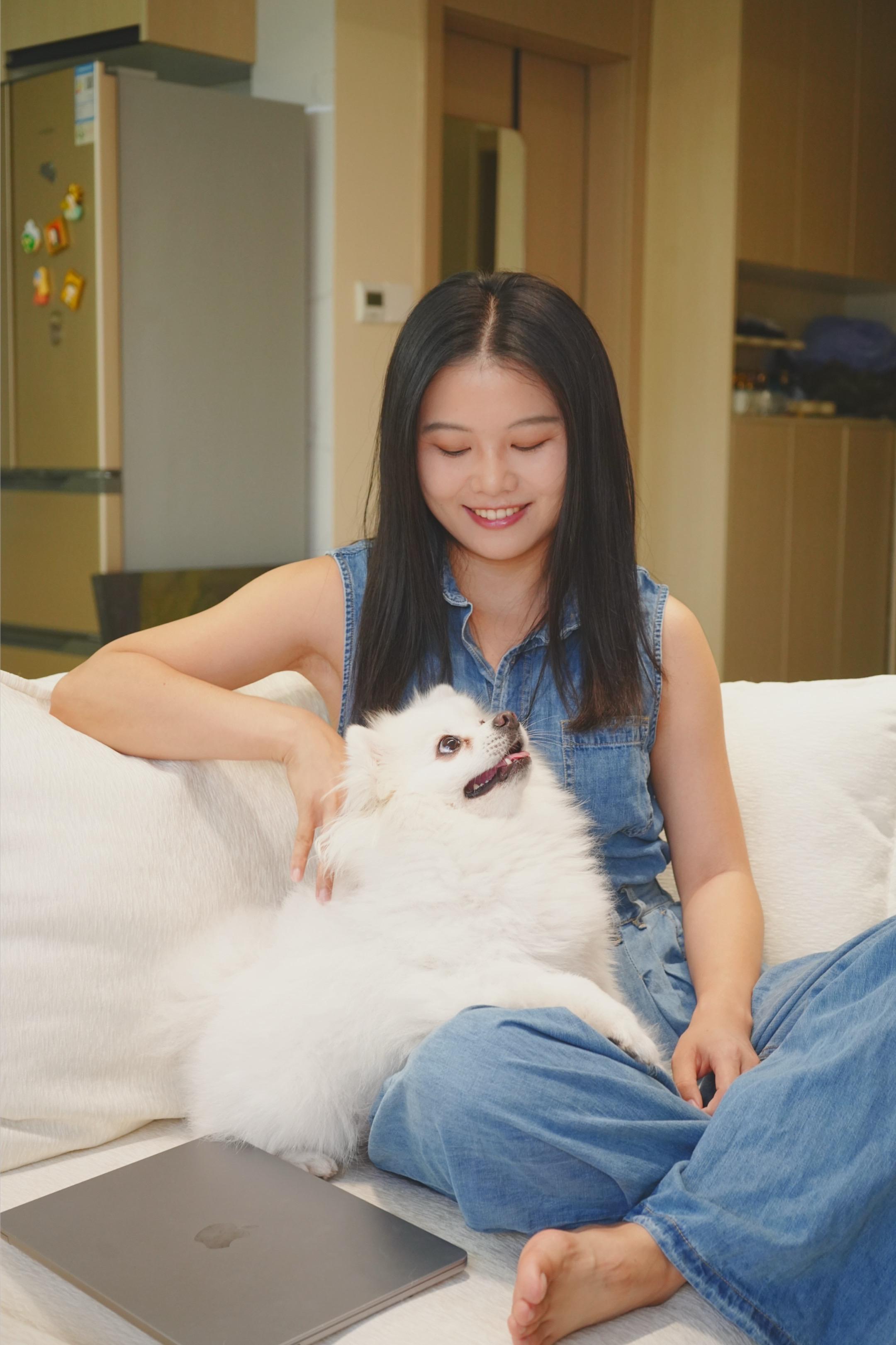 当你拥有一只不仅有镜头感 还懂互动的🐶