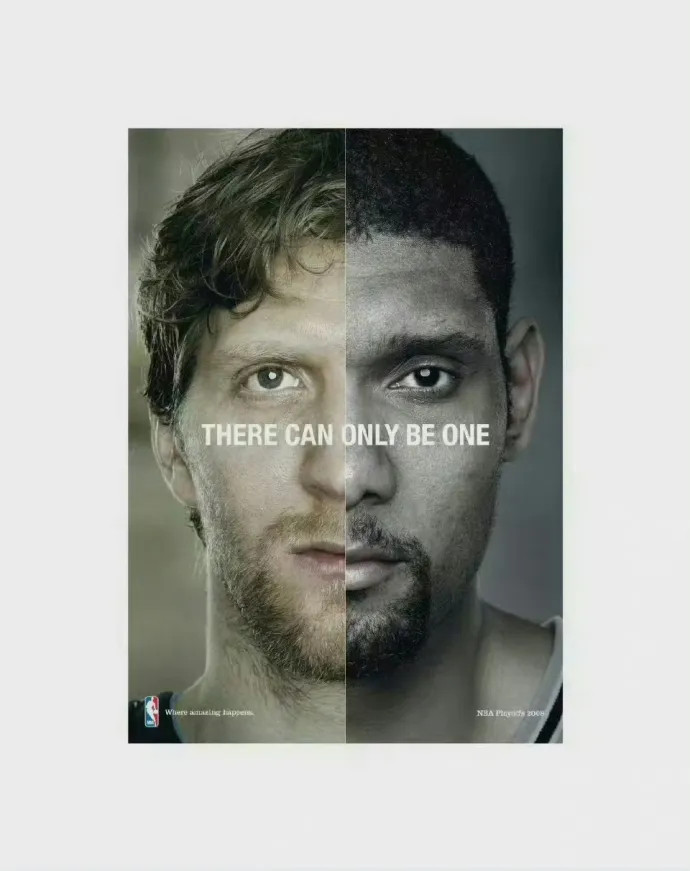 2008年的NBA季后赛宣传海报，太经典了！