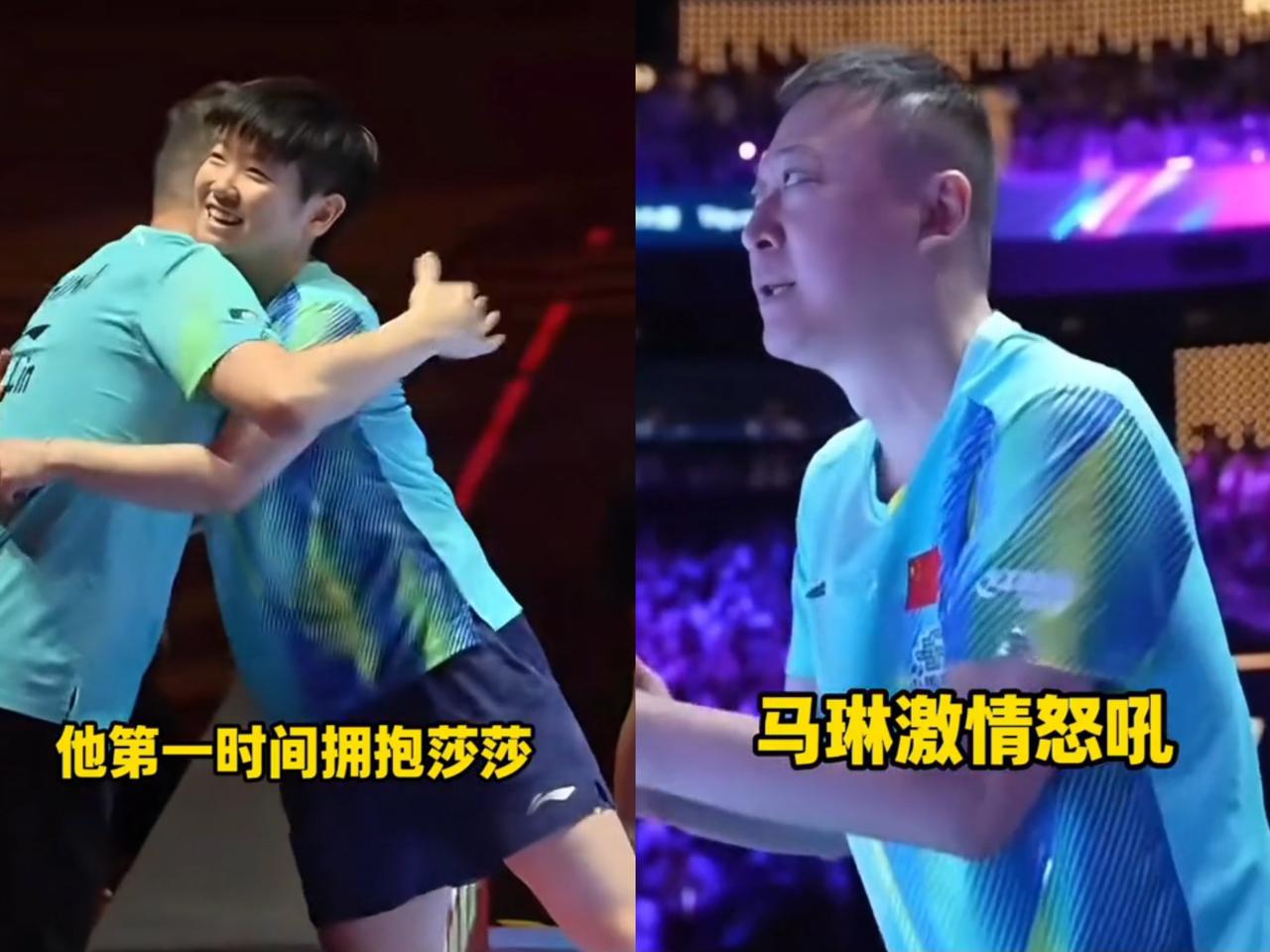 孙颖莎赢下比赛啦！这次她可是经历了一番苦战，一度落后的情况下是身后队员的