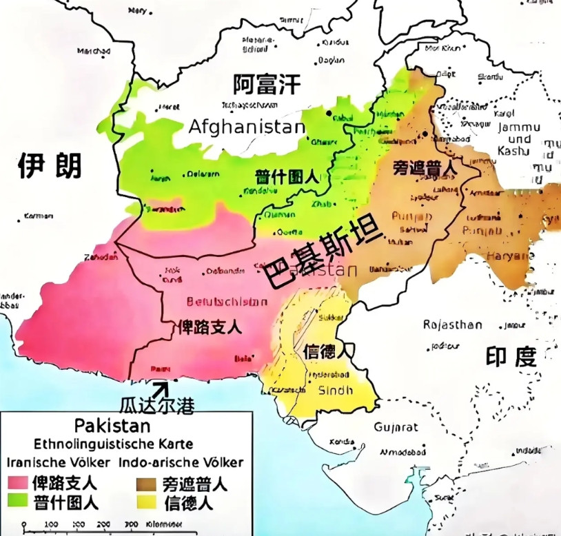 全世界很少有国家像巴基斯坦地缘条件这么差的，四周全是让人闹心的主。环顾巴基斯坦
