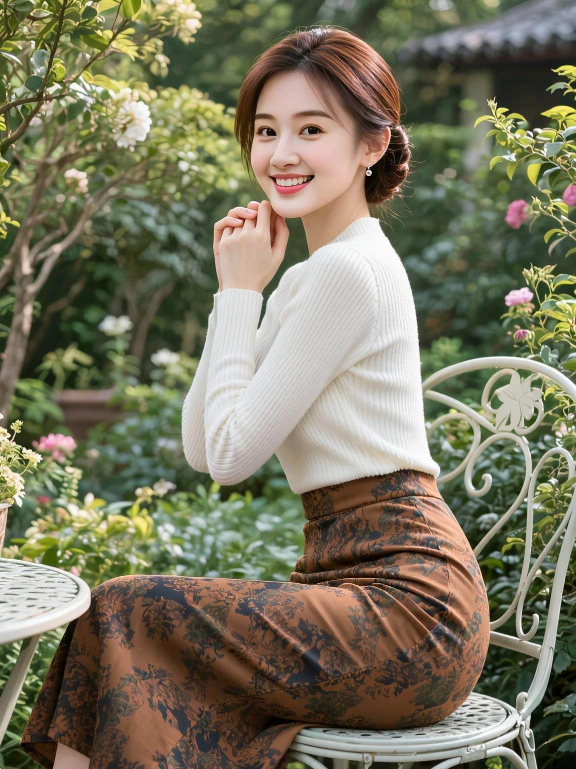 简约时尚写真抖音ai创作高颜值