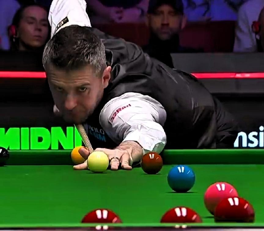 69-11，塞尔比世锦赛首轮第五天比赛快报：下午5：00两场角逐正在进行中：