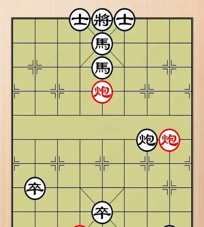 这盘残局真把公园大爷们都给整不会了！乍一看红方还要靠“一炮镇五子”硬撑，细看这哪