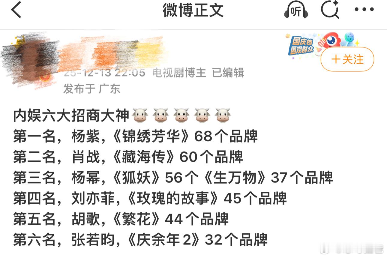 大奉打更人年末播真的太吃亏了就差4天就2025了，但依然很多榜单开除大奉。大奉