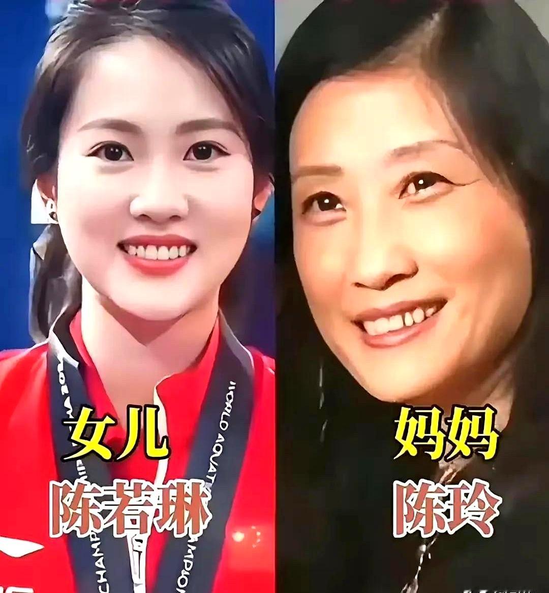 王曼昱在赛场上怒吼的那股狠劲，谁看了不哆嗦，可一回到妈妈田艳菊身边，那份张扬立马收得干干净净，温顺得