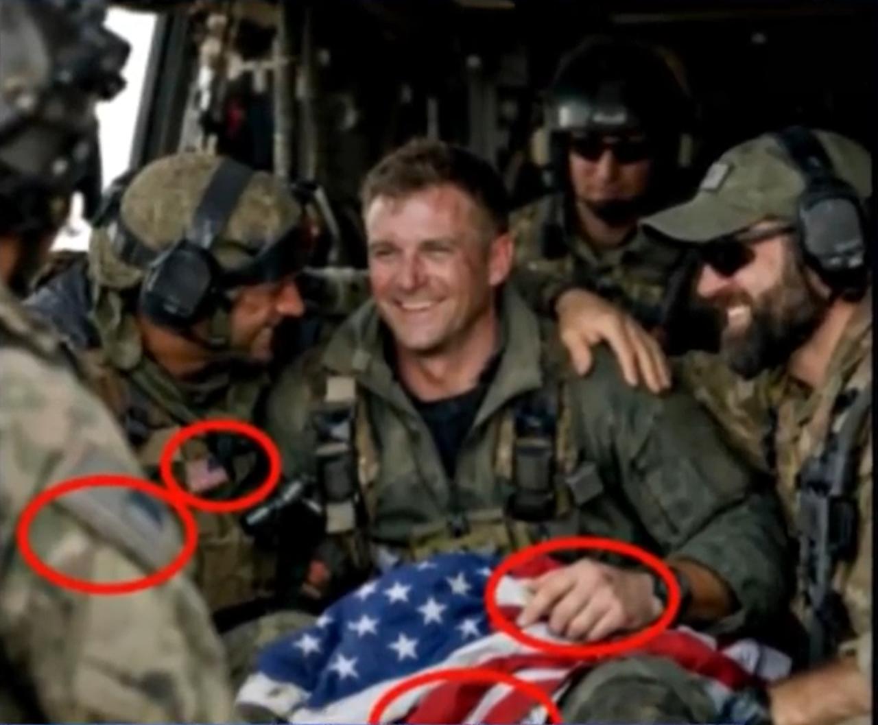 这完全是电影手法，不会是好莱坞的技术人员协助制作的吧？美国发布的营救飞行员的