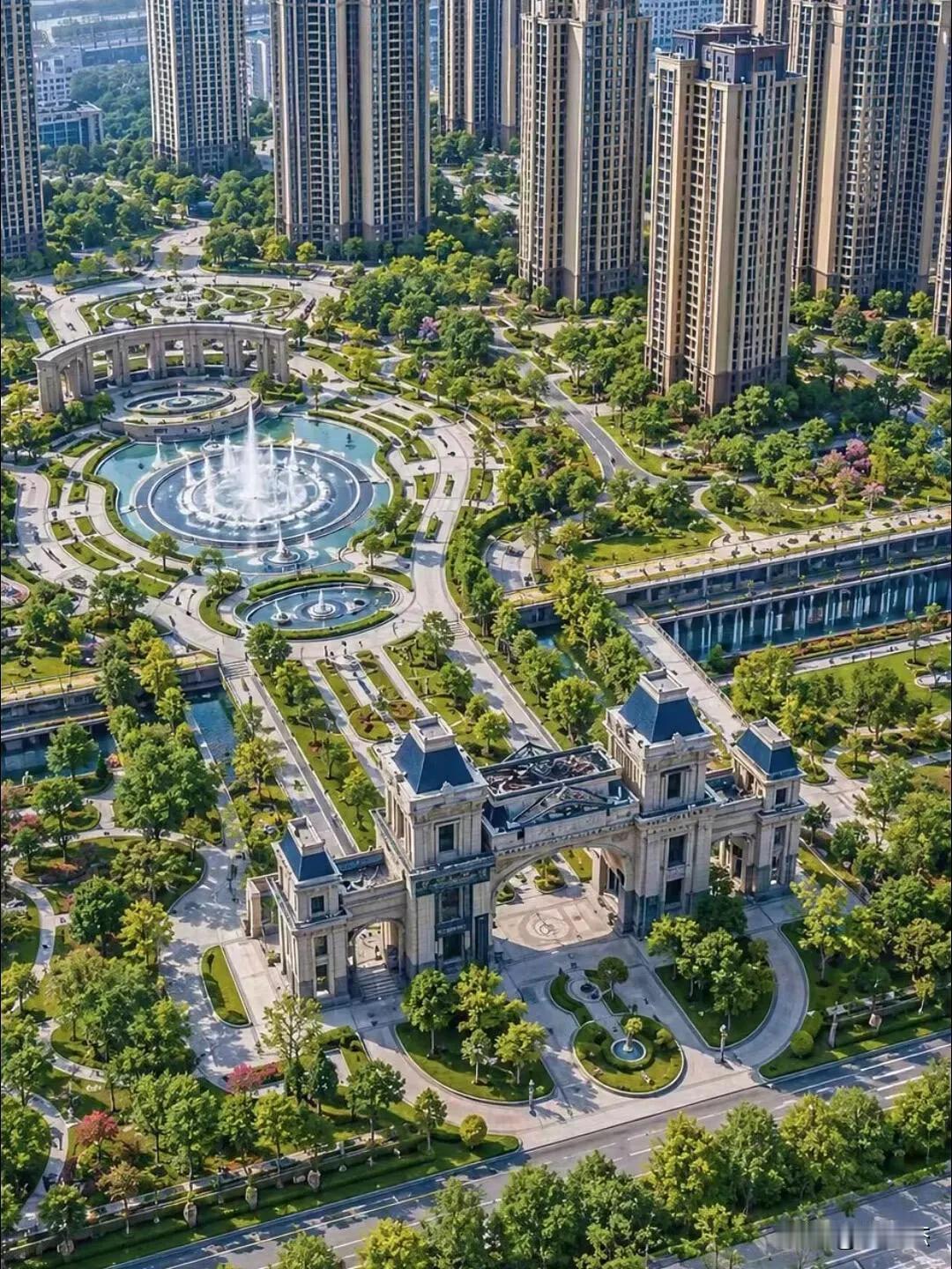 这是河南新乡2019年推出的新房楼盘效果图。起步单价：精装高层6800元／㎡2起