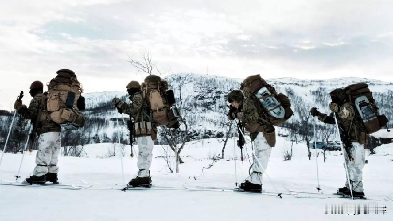 美军士兵在瑞典扛不住严寒《华尔街日报》报道，在瑞典北部举行的北极军演中（气