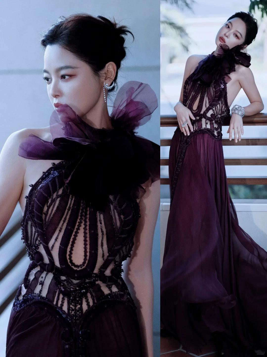 辛芷蕾今日金鸡奖闭幕式造型，一如既往的高质感