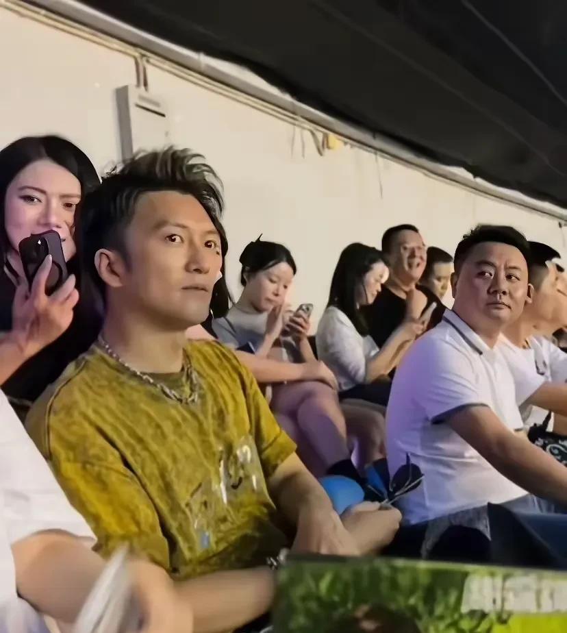 太逗了！这都是假粉丝吧？一看眼神就和谢霆锋差太远了，而且面部轮廓也只是有点相似而