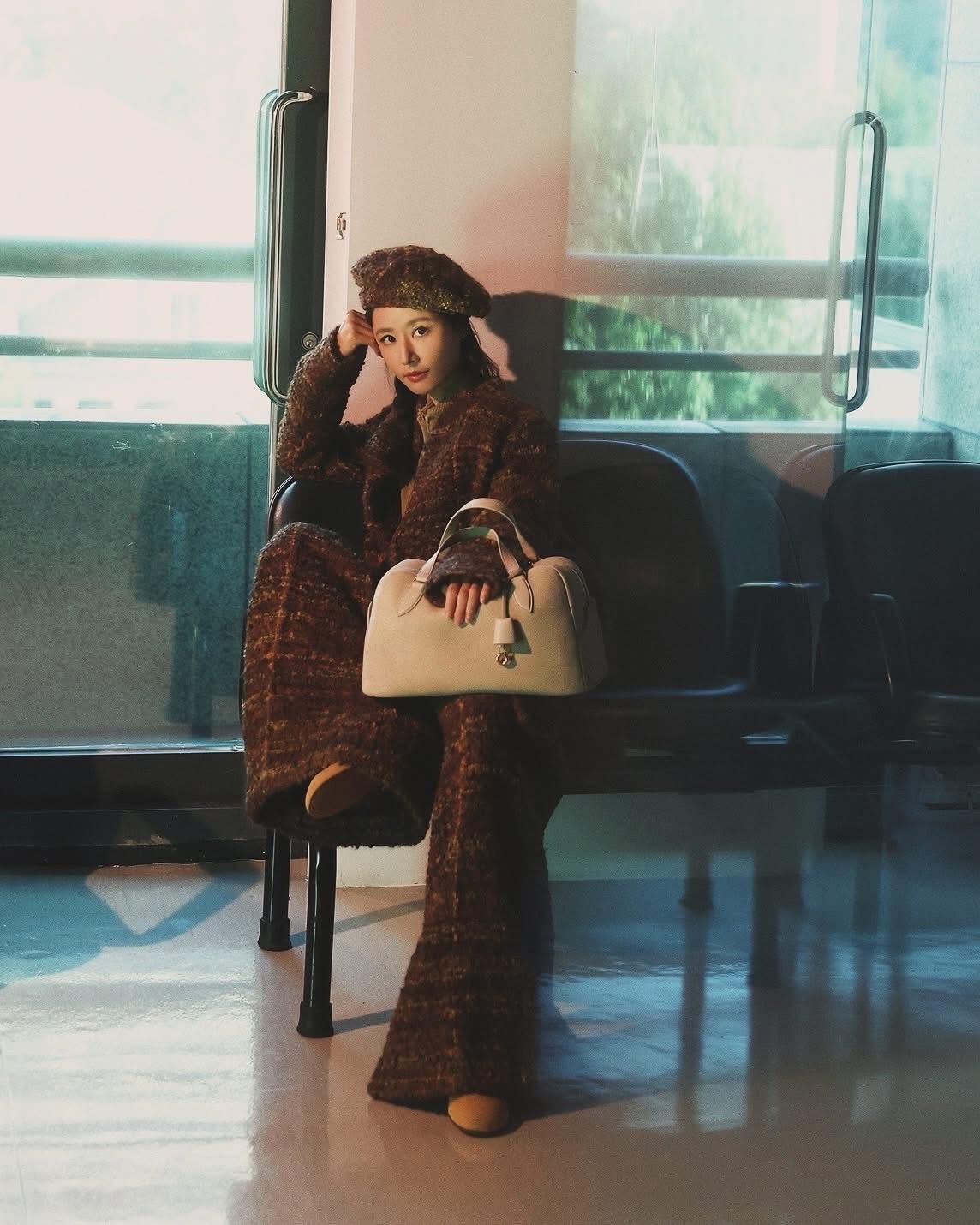 林心如晒中学时期旧照林心如在复制粘贴的时代，你是手写的诗[玫瑰]​​​