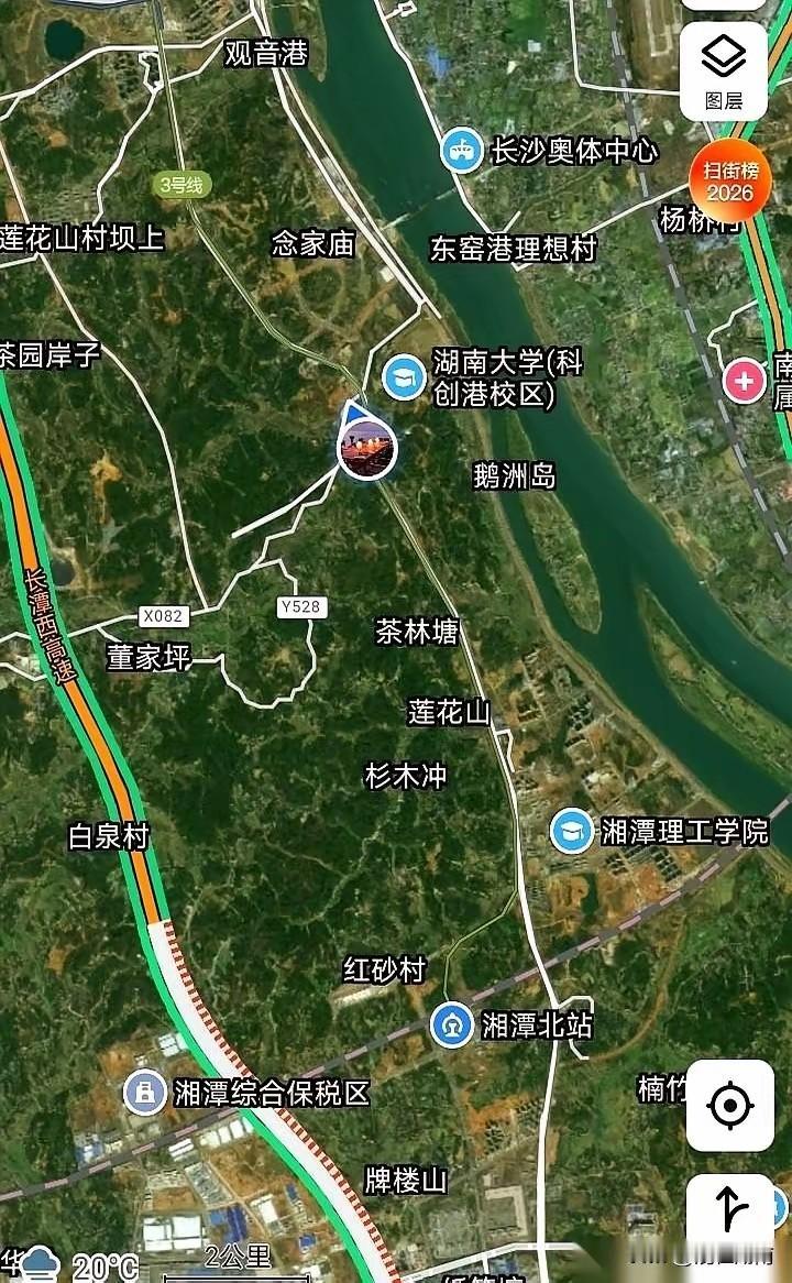长株潭未来5到10年最有潜力的片区！根据规划，从湘潭九华到长沙大王山湘江科学城
