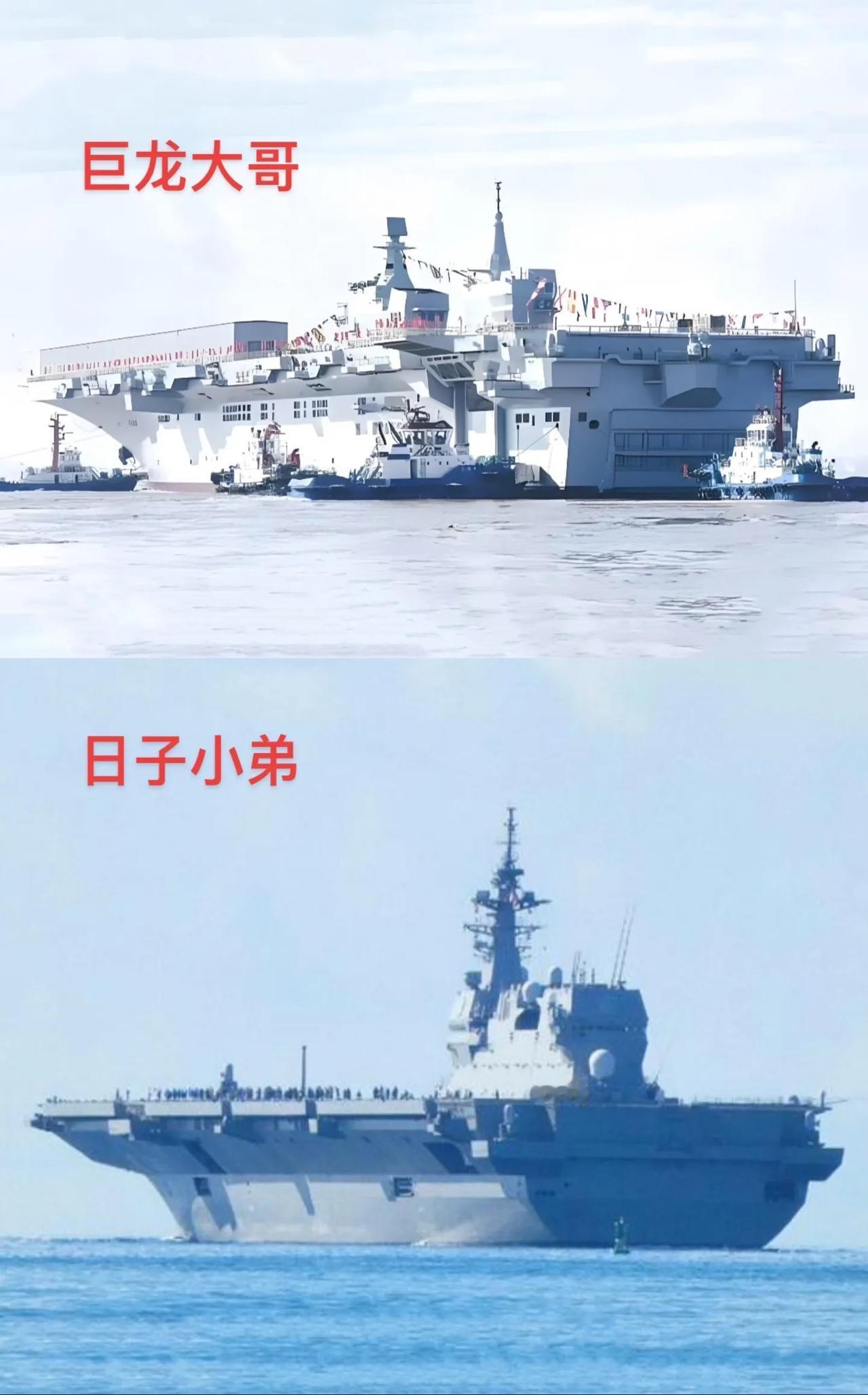 日本海上自卫队可能觉得，改装一下出云级，搭载十几架F-35B，就能和中国海军的航