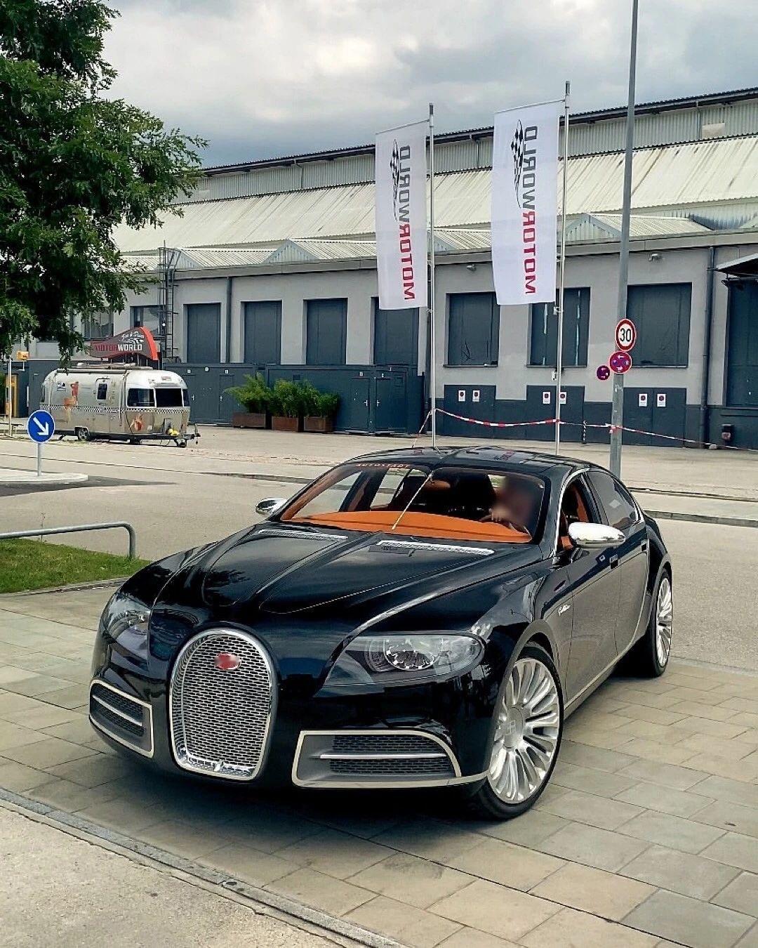 豪车超跑布加迪的四门超跑！Bugatti16CGalibier，