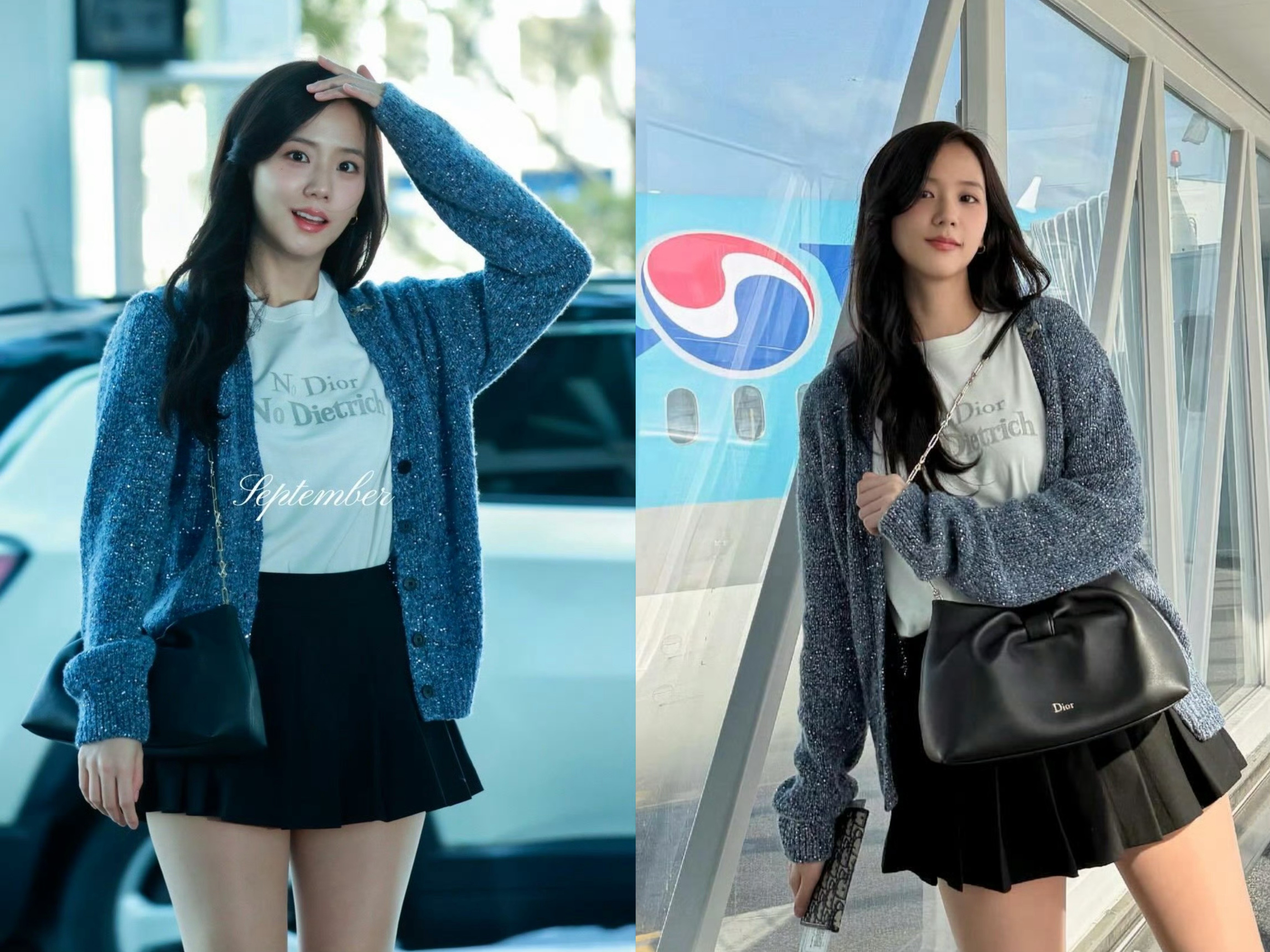 李昀锐、王楚然、金智秀出发Dior巴黎大秀✈️李昀锐出发巴黎时装周王楚然完全老