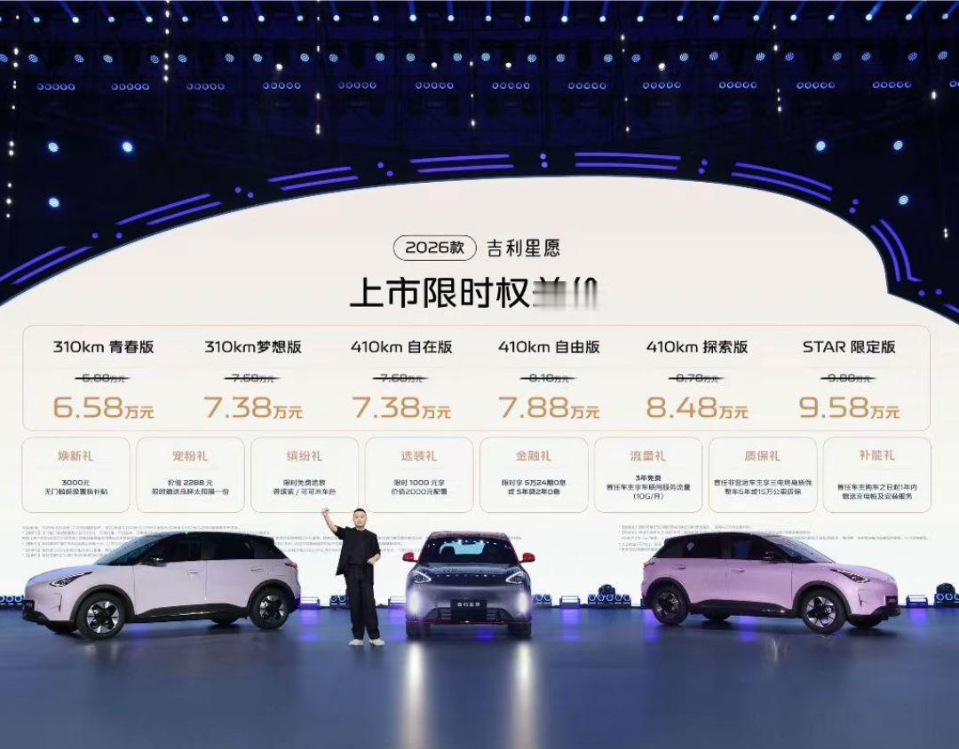 白色截图部分都是名爵MG4同价格比2026款星愿更多的配置。咱们不吹不黑哈，星