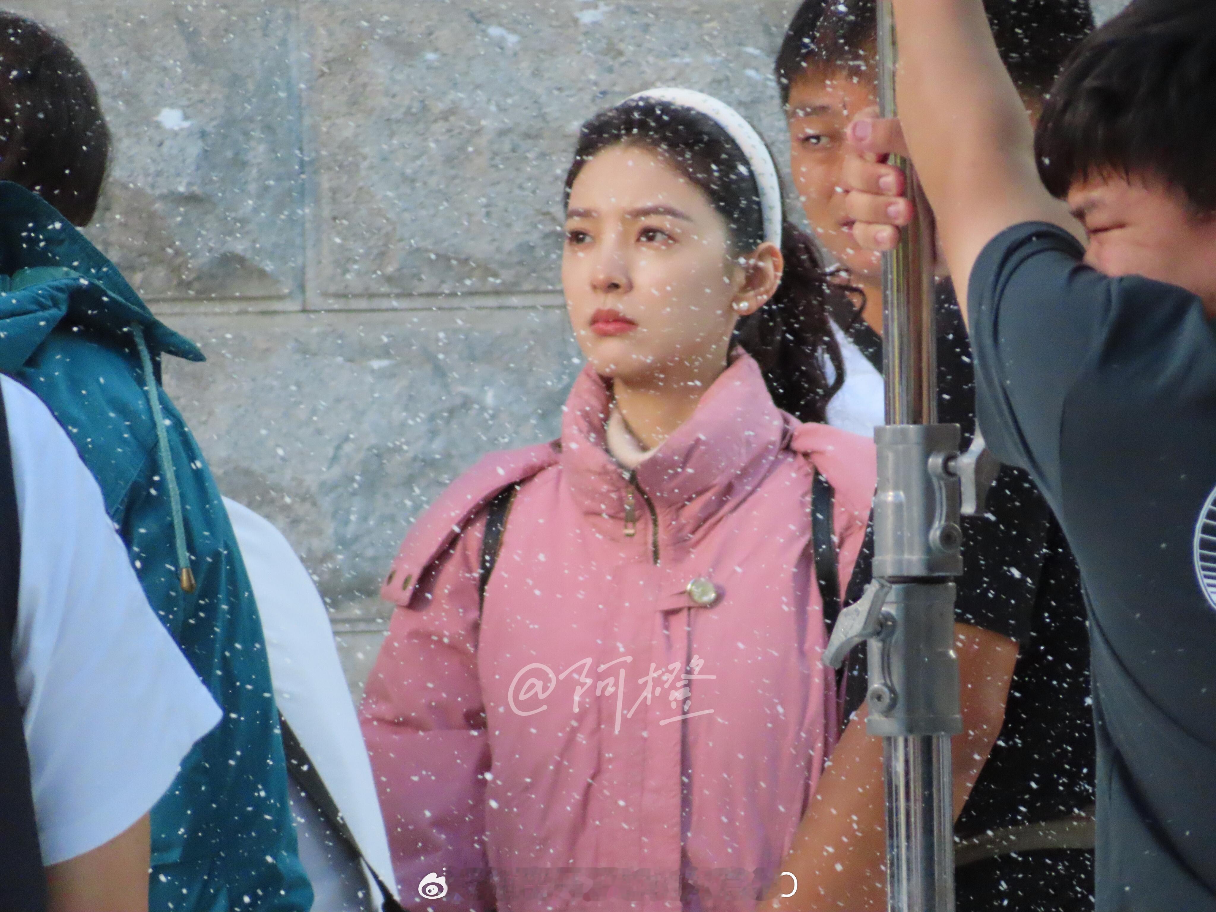 章若楠《冬去春来》雪景路透，好漂亮！！​​​