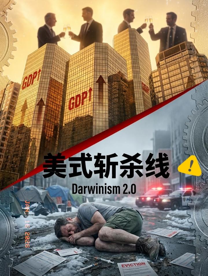 一位20多岁小伙在美国上演了一场大闹天宫！[赞]“美国斩杀线”，这是20多岁