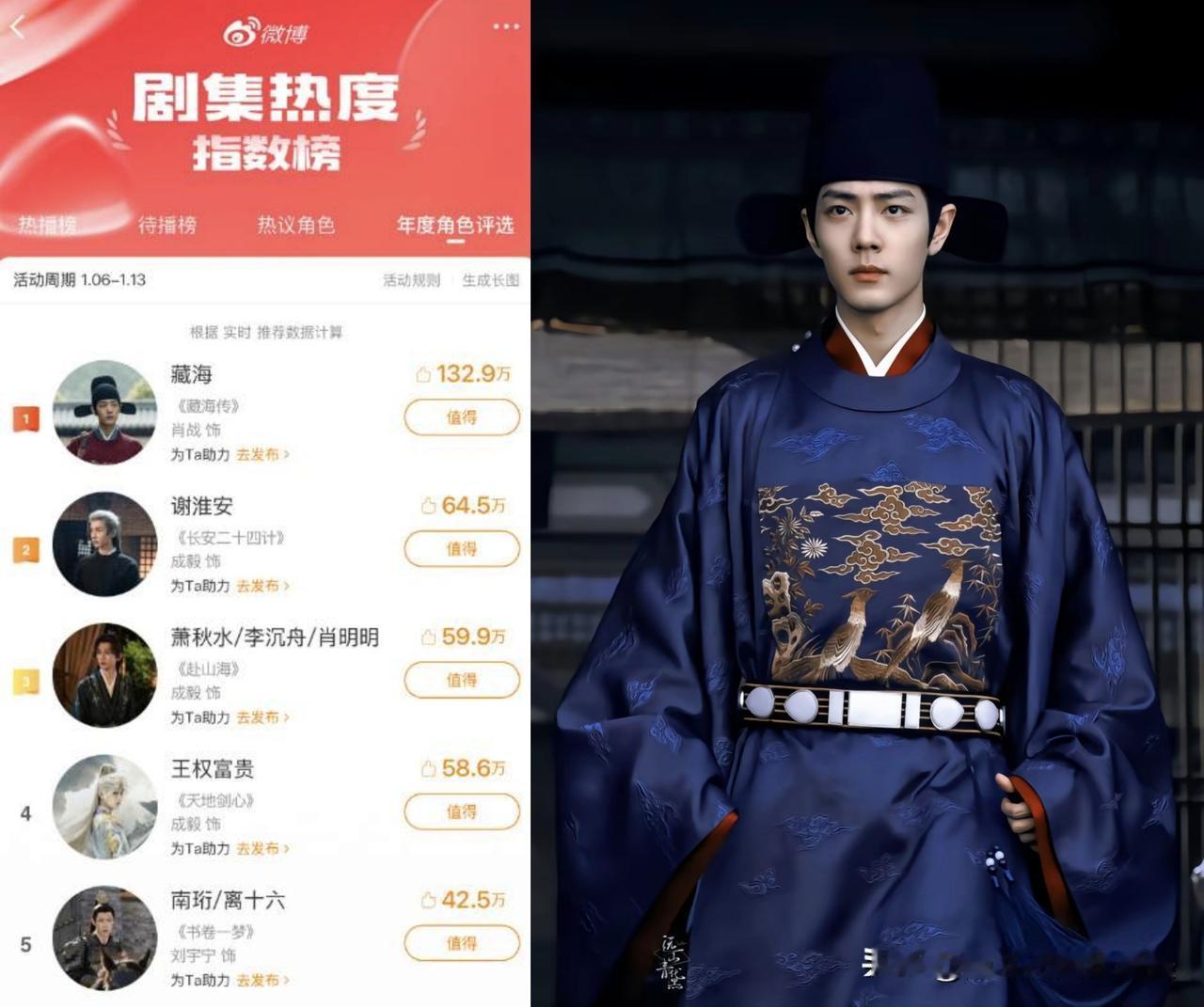 关于肖战《藏海传》的⽠，真是越吃越⼤啊，多的都要吃不下了，原以为《唐