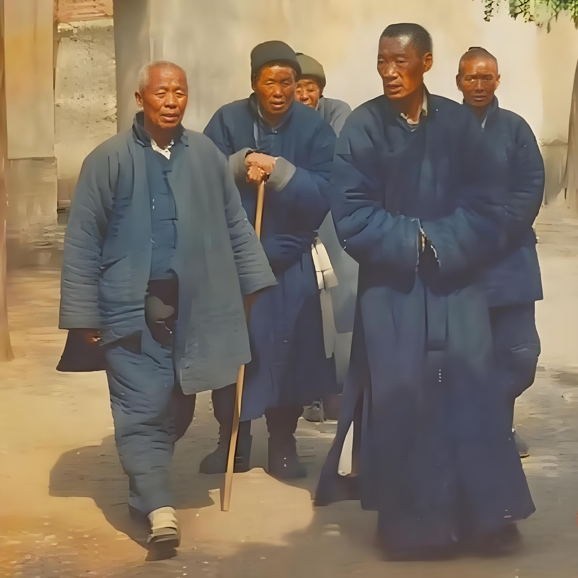 民国时期，北京郊区，刚铁庙。一群在此养老的前清太监。