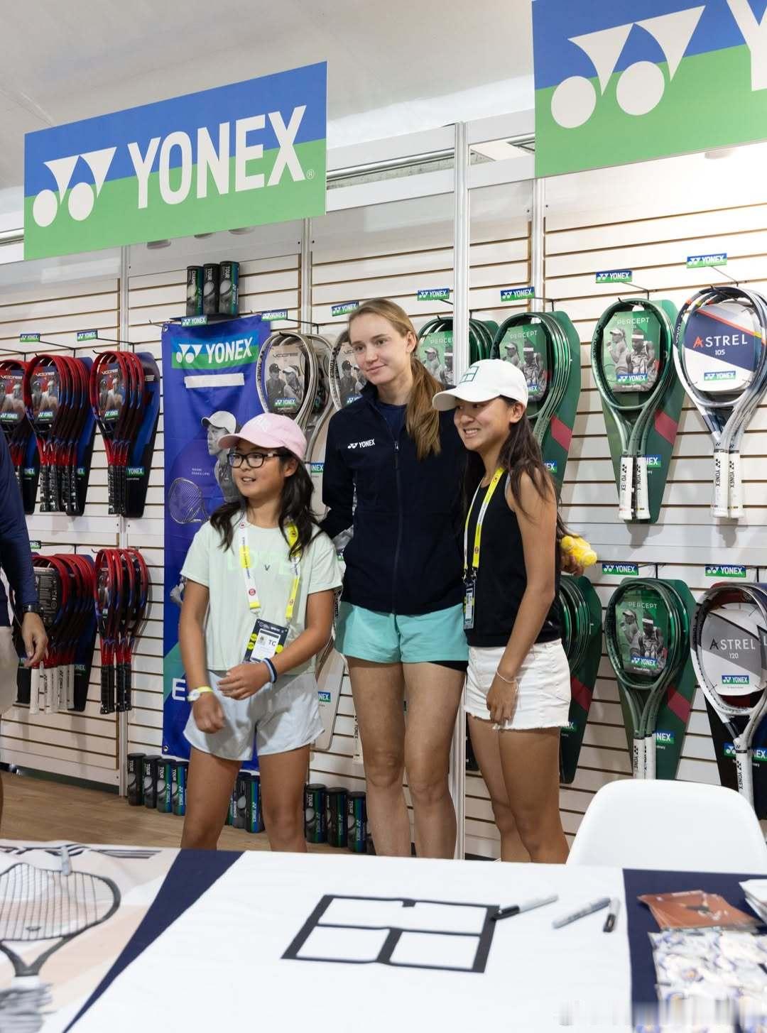 莱巴金娜！Yonex蒙特利尔🇨🇦见面会🤩wta​​​